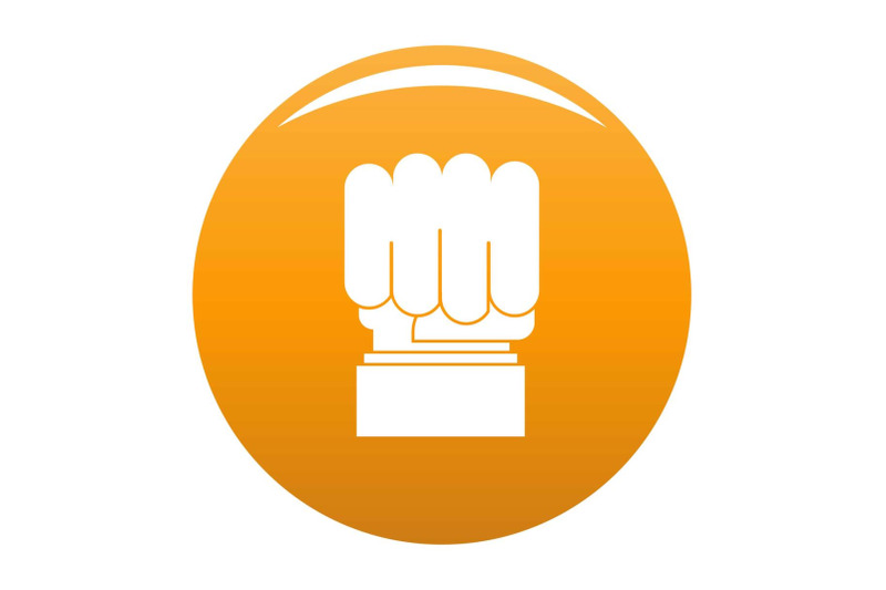 hand-protest-icon-vector-orange