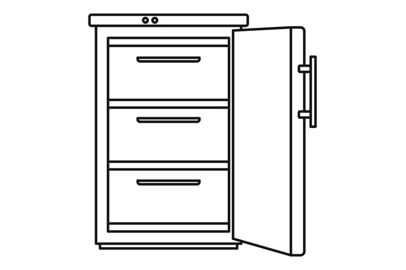 refrigerator-icon-outline-style