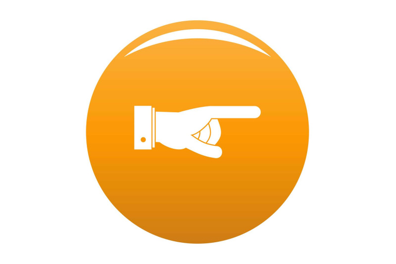 hand-go-icon-vector-orange