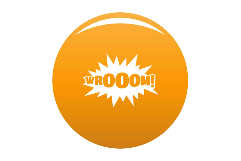 comic-boom-sticker-icon-vector-orange