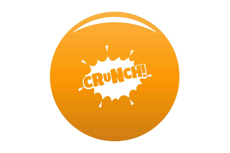 comic-boom-crunch-icon-vector-orange