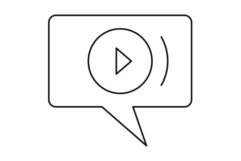 video-chat-icon-outline-style