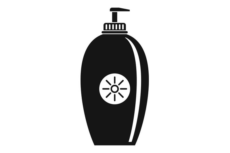 sun-lotion-dispenser-icon-simple-style