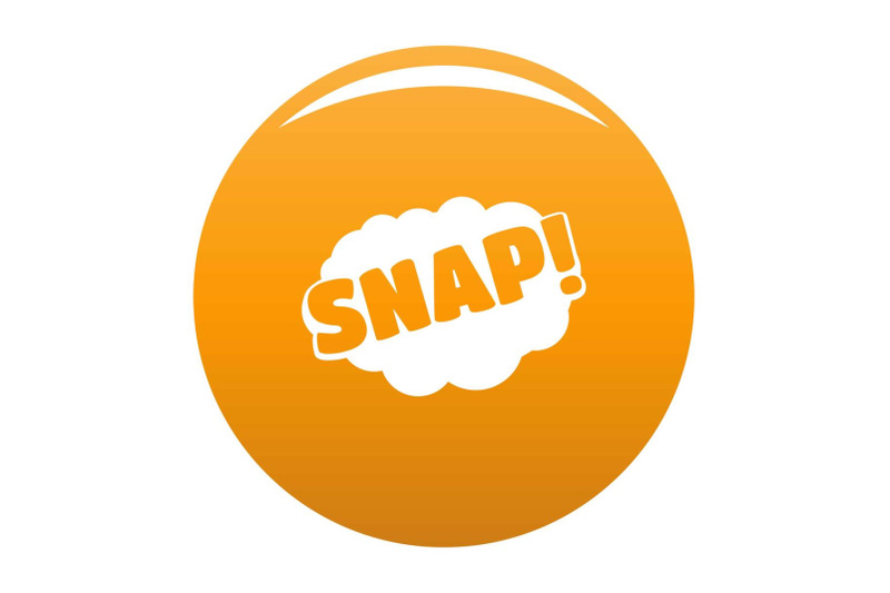 comic-boom-snap-icon-vector-orange