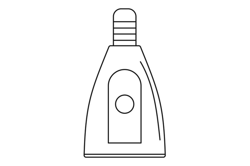 uv-bottle-icon-outline-style