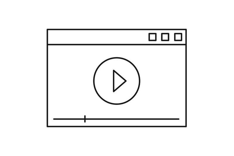 video-play-icon-outline-style