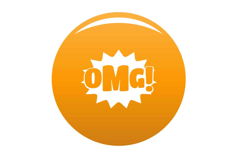 comic-boom-omg-icon-vector-orange