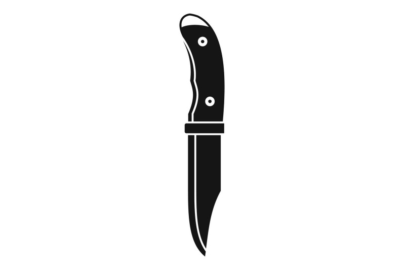 camp-knife-icon-simple-style