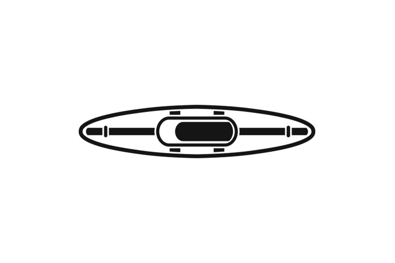 canoe-icon-simple-style