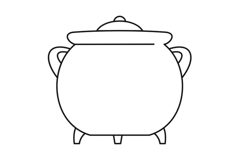 cauldron-icon-outline-style