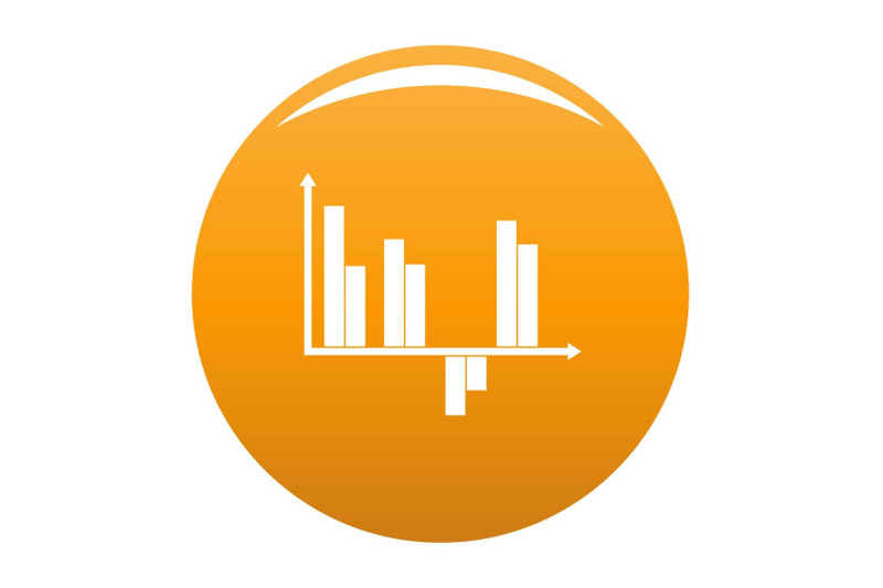 business-diagram-icon-vector-orange