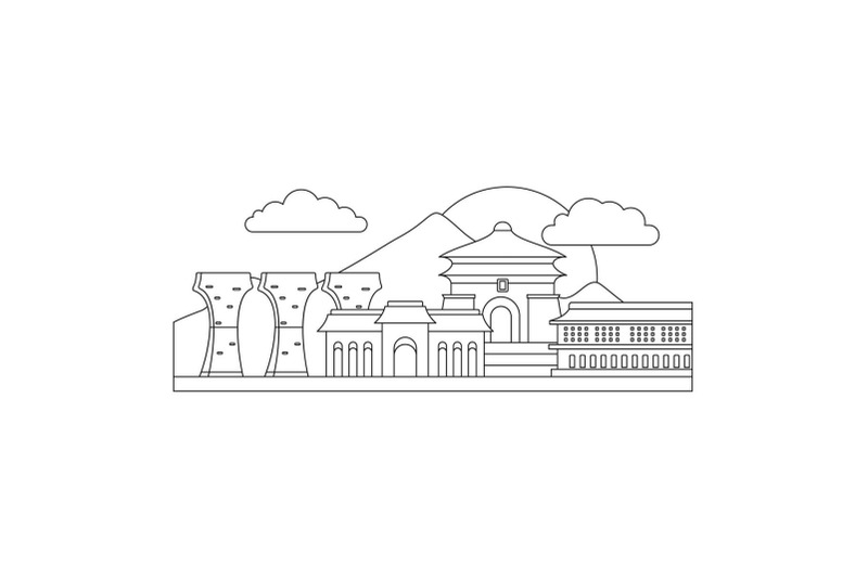 taipei-icon-outline-style