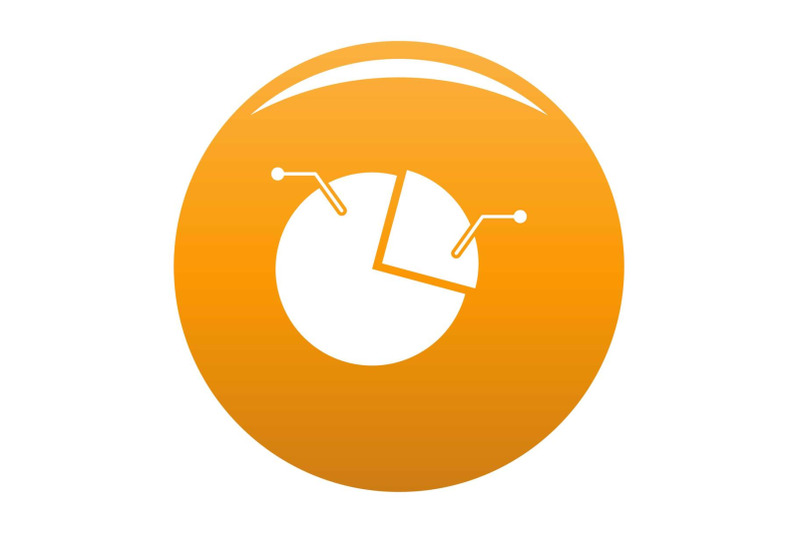 pie-chart-icon-vector-orange