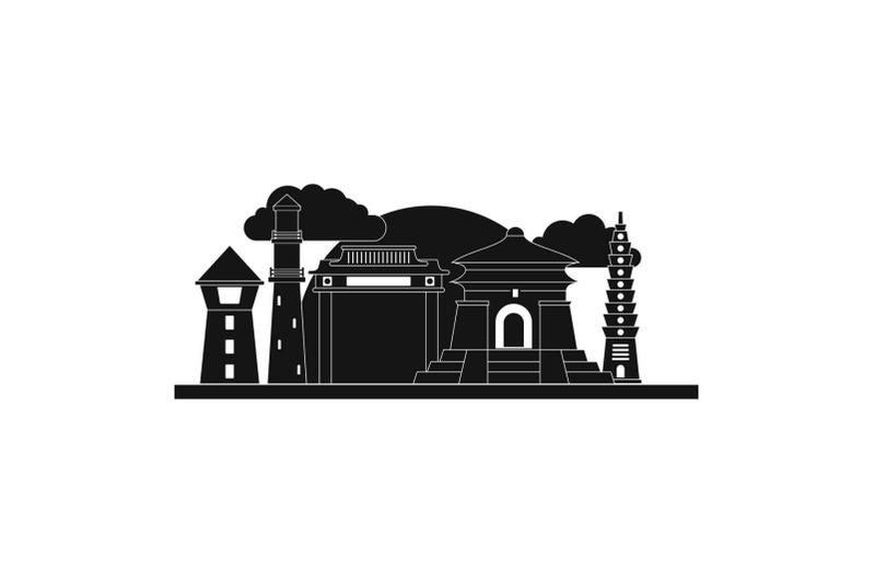 taipei-taiwan-icon-simple-style