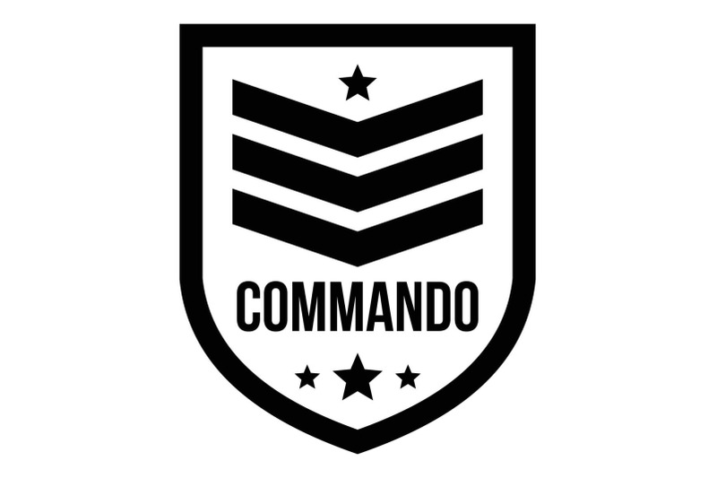 commando-badge-logo-simple-style