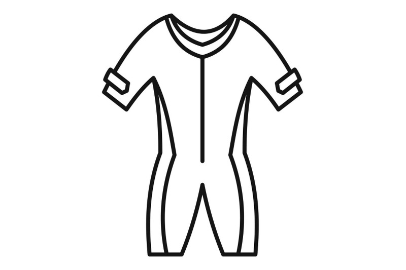 river-clothes-icon-outline-style