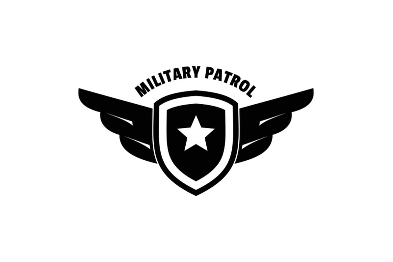 military-army-patrol-logo-simple-style