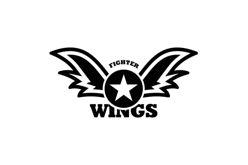 wings-star-fighter-logo-simple-style