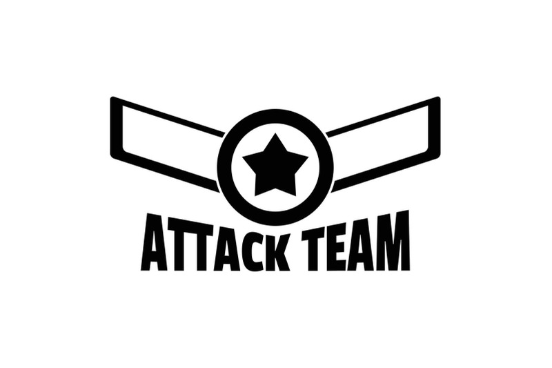 attack-star-team-logo-simple-style