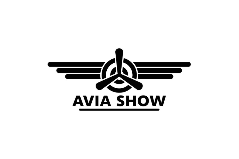 avia-show-logo-simple-style