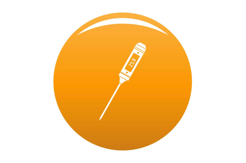 thin-thermometer-icon-vector-orange