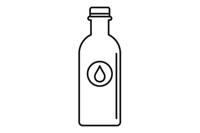 water-bottle-icon-outline-style