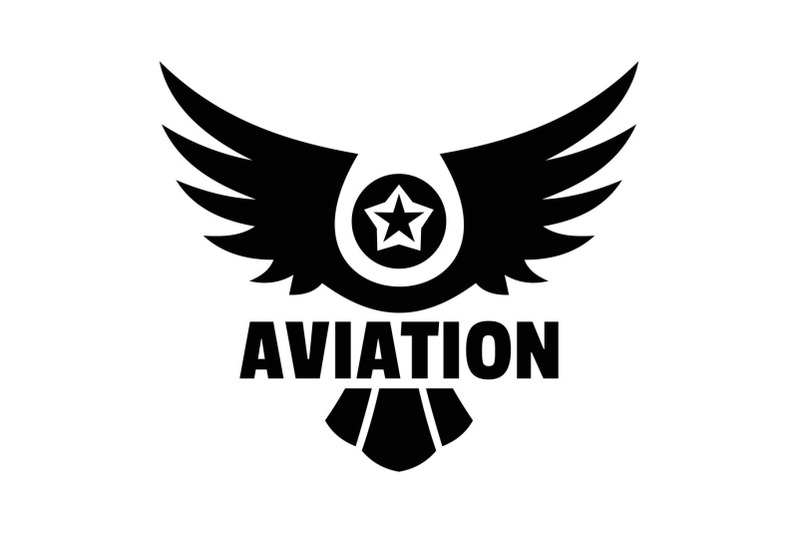 aviation-logo-simple-style