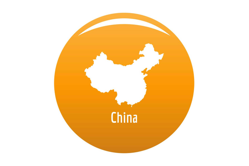 china-map-in-black-vector-simple