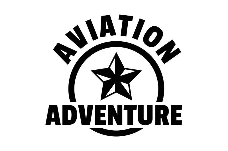 aviation-adventure-logo-simple-style