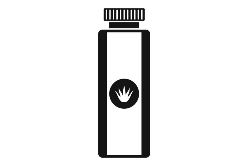aloe-lotion-icon-simple-style