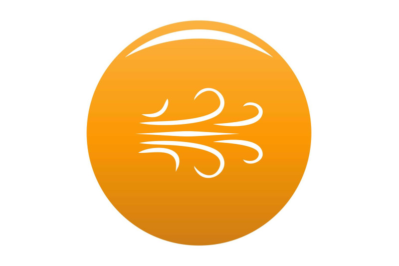 wind-icon-vector-orange
