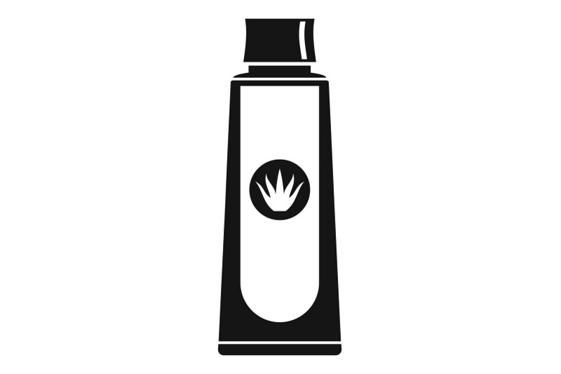 aloe-shampoo-icon-simple-style