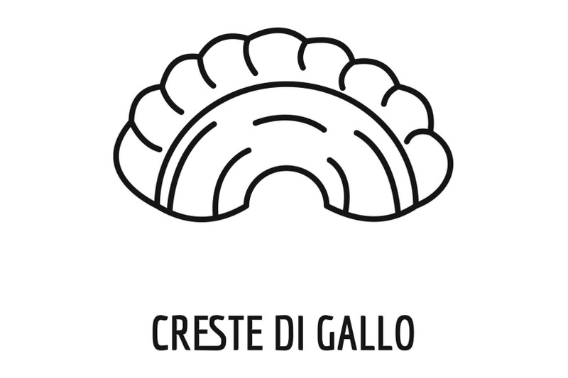 creste-di-gallo-icon-outline-style