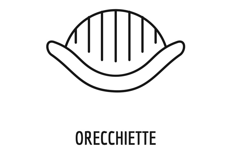 orecchiette-icon-outline-style