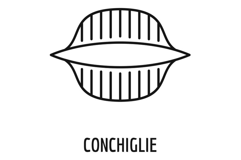 conchiglie-icon-outline-style