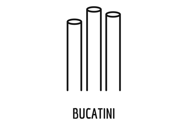 bucatini-icon-outline-style