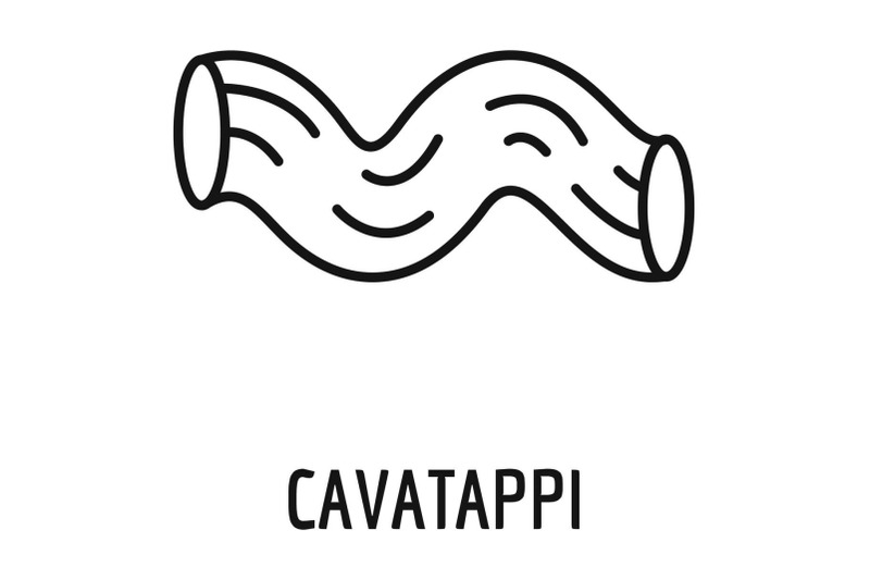 cavatappi-icon-outline-style