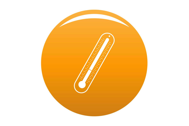 laboratory-thermometer-icon-vector-orange