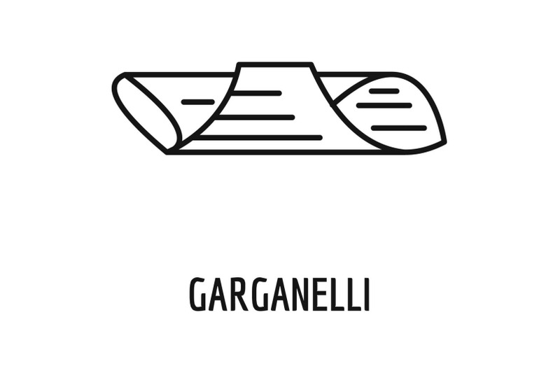 garganelli-icon-outline-style
