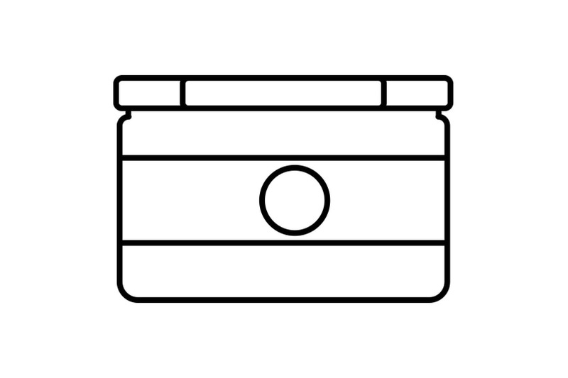 aloe-cream-icon-outline-style