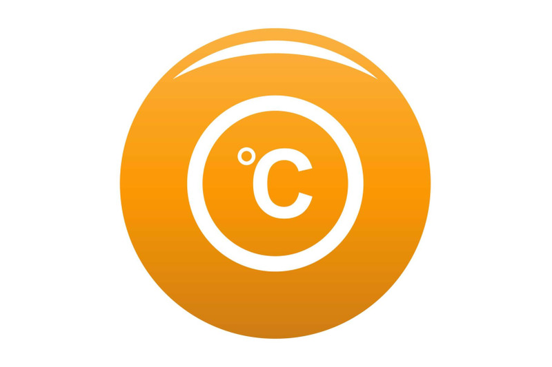 celsius-icon-vector-orange