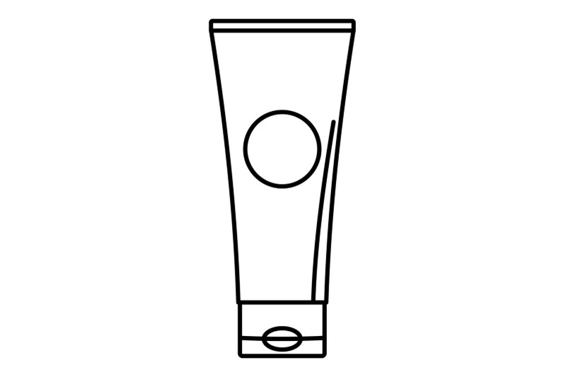 aloe-tube-icon-outline-style