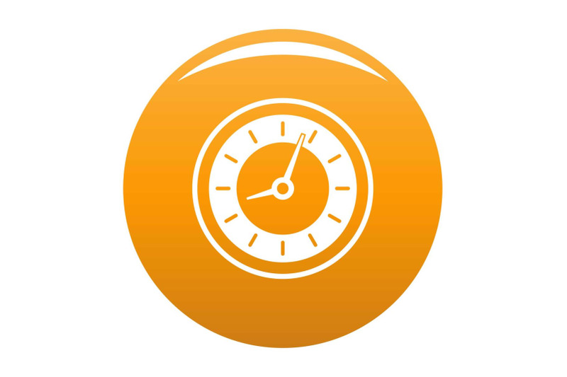 clock-icon-vector-orange