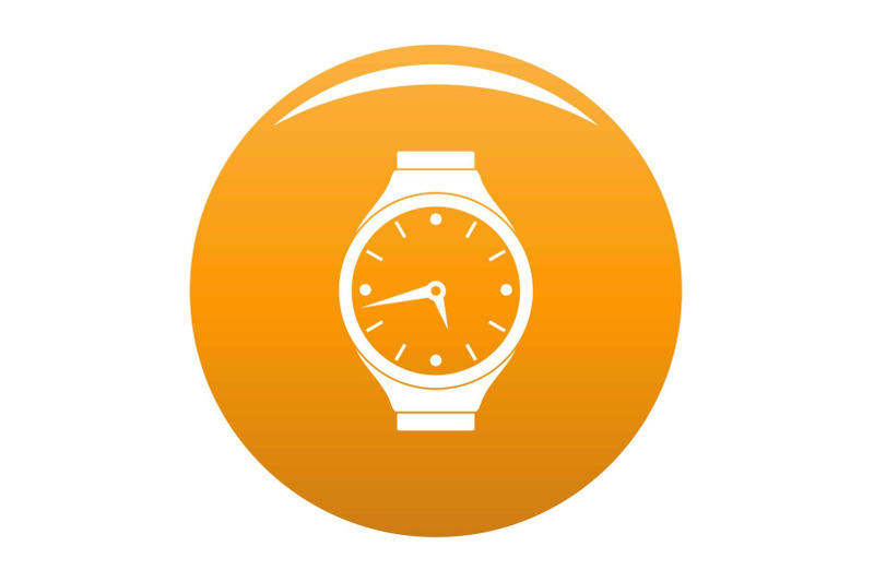 wristwatch-round-icon-vector-orange