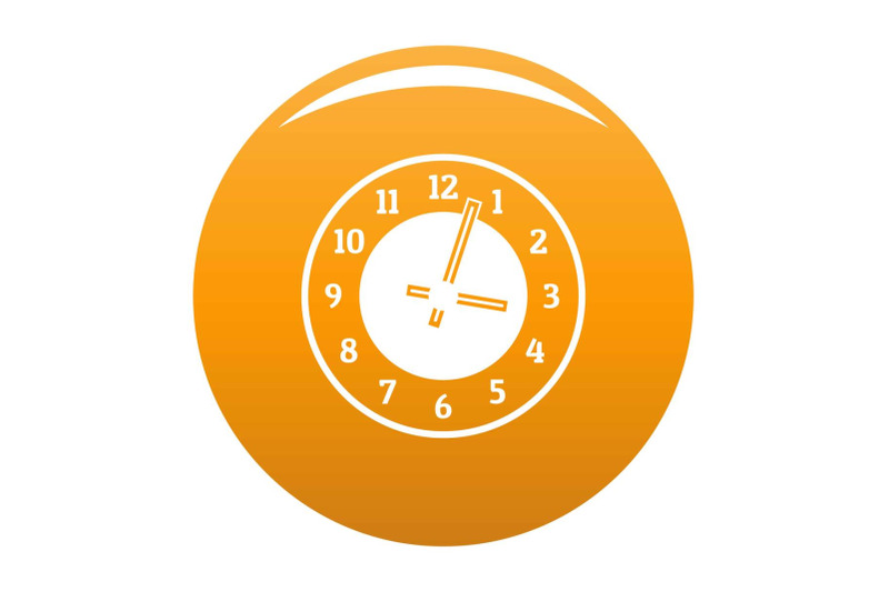 clock-concept-icon-vector-orange