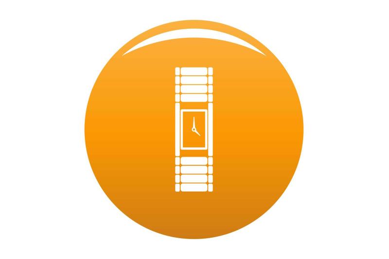 wristwatch-woman-icon-vector-orange