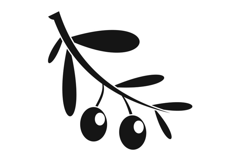 branch-of-olives-icon-simple-style