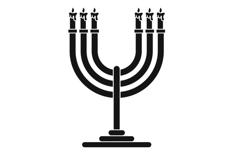 candles-on-support-icon-simple-style