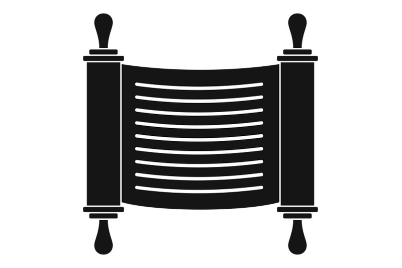 torah-scroll-icon-simple-style