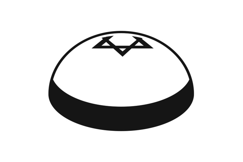 kipa-hat-icon-simple-style